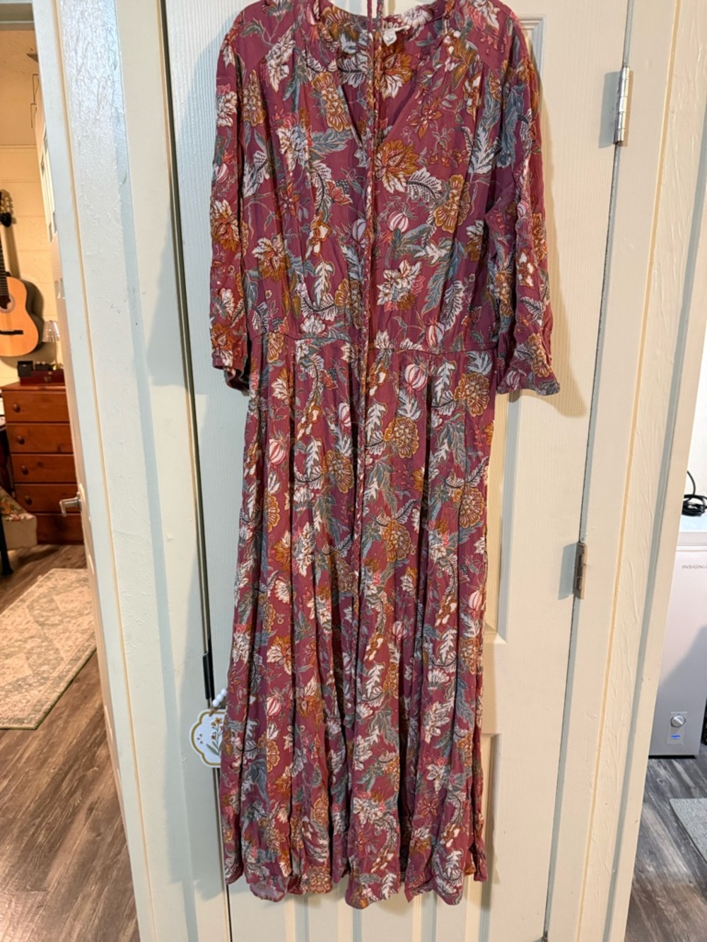 Nurture Dusty Rose Floral Maxi Dress